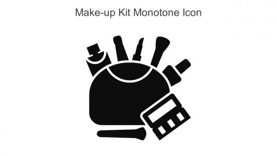 Make Up Kit Monotone Icon In Powerpoint Pptx Png And Editable Eps Format