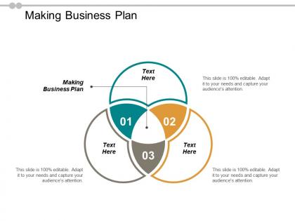 Making business plan ppt powerpoint presentation icon example cpb