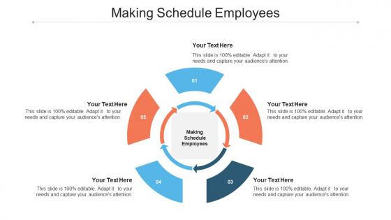 Making schedule employees ppt powerpoint presentation professional information cpb