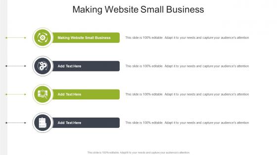 Making Website Small Business In Powerpoint And Google Slides Cpb