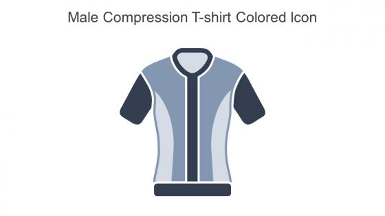 Male Compression T Shirt Colored Icon In Powerpoint Pptx Png And Editable Eps Format