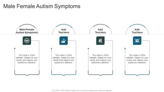 Male Female Autism Symptoms In Powerpoint And Google Slides Cpb