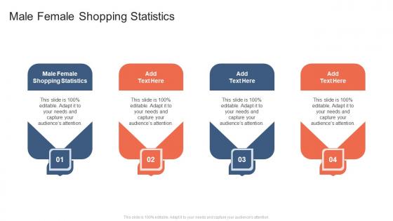 Male Female Shopping Statistics In Powerpoint And Google Slides Cpb