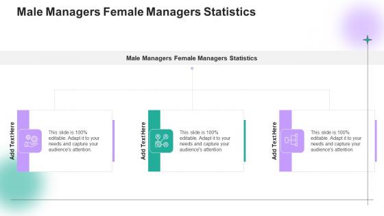 Male Managers Female Managers Statistics In Powerpoint And Google Slides Cpb