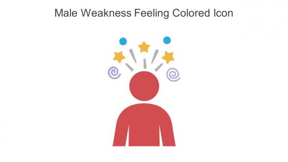 Male Weakness Feeling Colored Icon In Powerpoint Pptx Png And Editable Eps Format