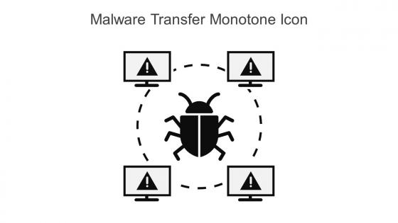 Malware Transfer Monotone Icon In Powerpoint Pptx Png And Editable Eps Format