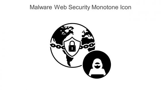 Malware Web Security Monotone Icon In Powerpoint Pptx Png And Editable Eps Format