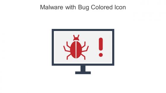 Malware With Bug Colored Icon In Powerpoint Pptx Png And Editable Eps Format
