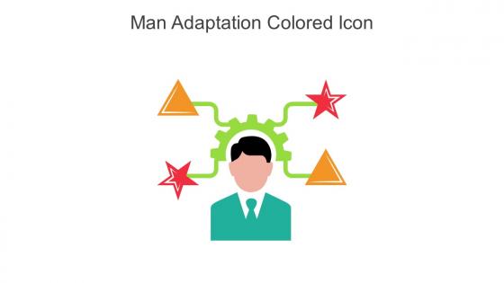 Man Adaptation Colored Icon In Powerpoint Pptx Png And Editable Eps Format