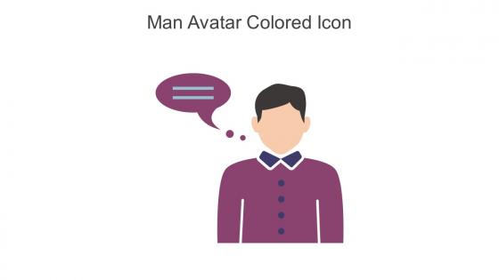 Man Avatar Colored Icon In Powerpoint Pptx Png And Editable Eps Format