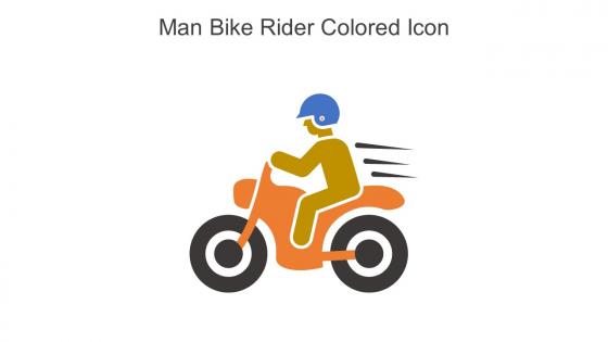 Man Bike Rider Colored Icon In Powerpoint Pptx Png And Editable Eps Format