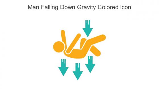 Man Falling Down Gravity Colored Icon In Powerpoint Pptx Png And Editable Eps Format