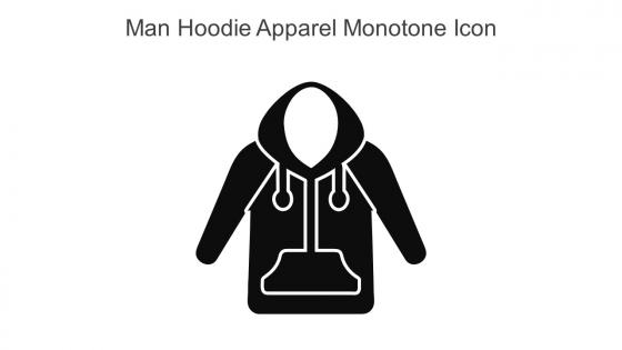 Man Hoodie Apparel Monotone Icon In Powerpoint Pptx Png And Editable Eps Format