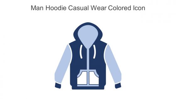 Man Hoodie Casual Wear Colored Icon In Powerpoint Pptx Png And Editable Eps Format