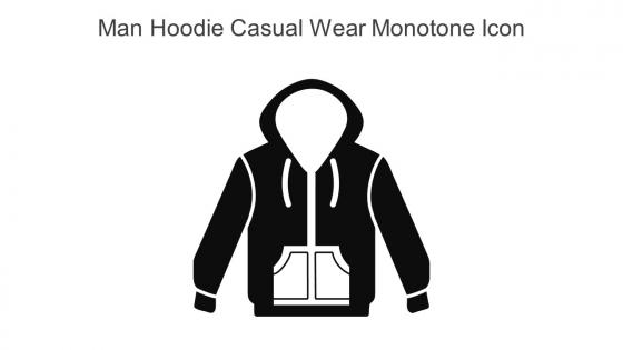 Man Hoodie Casual Wear Monotone Icon In Powerpoint Pptx Png And Editable Eps Format