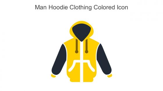 Man Hoodie Clothing Colored Icon In Powerpoint Pptx Png And Editable Eps Format