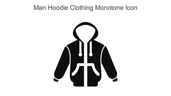 Man Hoodie Clothing Monotone Icon In Powerpoint Pptx Png And Editable Eps Format