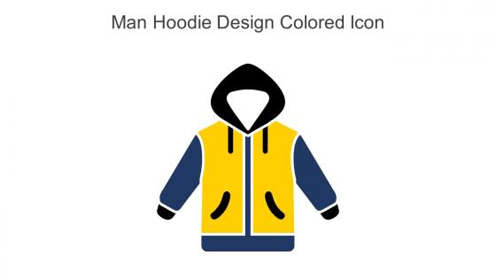 Man Hoodie Design Colored Icon In Powerpoint Pptx Png And Editable Eps Format