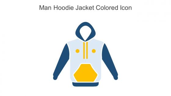 Man Hoodie Jacket Colored Icon In Powerpoint Pptx Png And Editable Eps Format