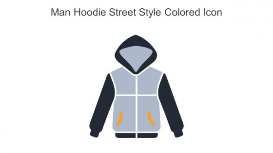 Man Hoodie Street Style Colored Icon In Powerpoint Pptx Png And Editable Eps Format