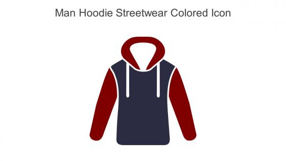 Man Hoodie Streetwear Colored Icon In Powerpoint Pptx Png And Editable Eps Format