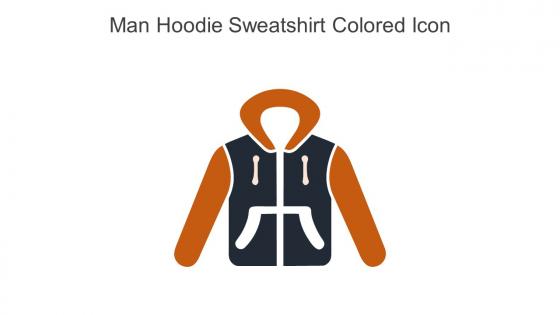 Man Hoodie Sweatshirt Colored Icon In Powerpoint Pptx Png And Editable Eps Format