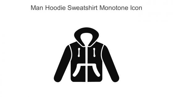 Man Hoodie Sweatshirt Monotone Icon In Powerpoint Pptx Png And Editable Eps Format
