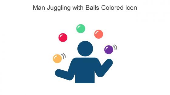 Man Juggling With Balls Colored Icon In Powerpoint Pptx Png And Editable Eps Format