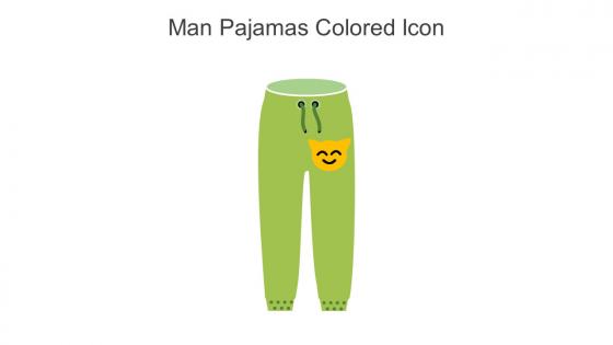 Man Pajamas Colored Icon In Powerpoint Pptx Png And Editable Eps Format