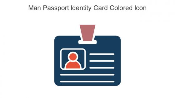Man Passport Identity Card Colored Icon In Powerpoint Pptx Png And Editable Eps Format