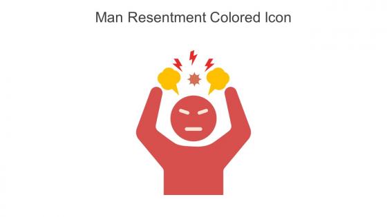 Man Resentment Colored Icon In Powerpoint Pptx Png And Editable Eps Format