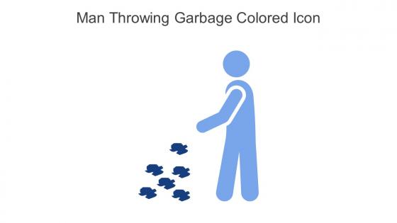 Man Throwing Garbage Colored Icon In Powerpoint Pptx Png And Editable Eps Format