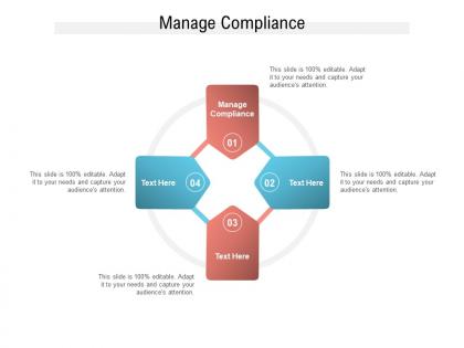 Manage compliance ppt powerpoint presentation professional grid cpb