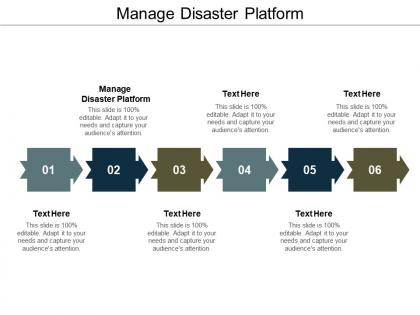 Manage disaster platform ppt powerpoint presentation slides gridlines cpb
