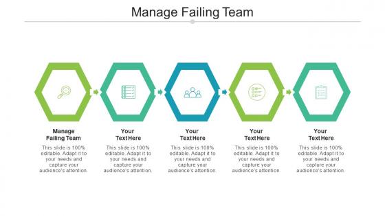 Manage Failing Team Ppt Powerpoint Presentation Ideas Slide Cpb