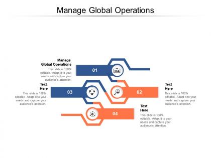 Manage global operations ppt powerpoint presentation icon slide cpb