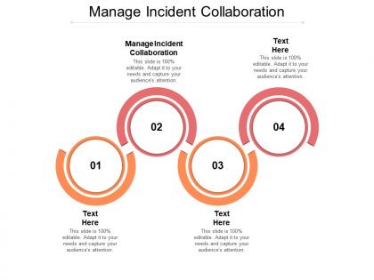 Manage incident collaboration ppt powerpoint presentation file example introduction cpb