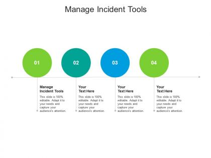 Manage incident tools ppt powerpoint presentation styles cpb