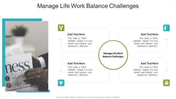 Manage Life Work Balance Challenges In Powerpoint And Google Slides Cpb