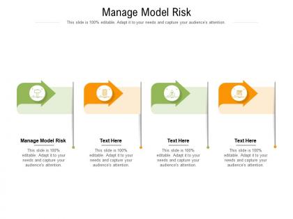 Manage model risk ppt powerpoint presentation visual aids gallery cpb