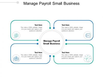 Manage payroll small business ppt powerpoint presentation layouts example introduction cpb