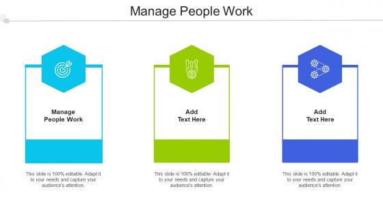 Manage People Work Ppt Powerpoint Presentation Gallery Pictures Cpb