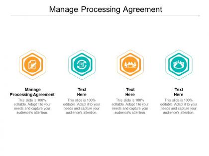 Manage processing agreement ppt powerpoint presentation model themes cpb