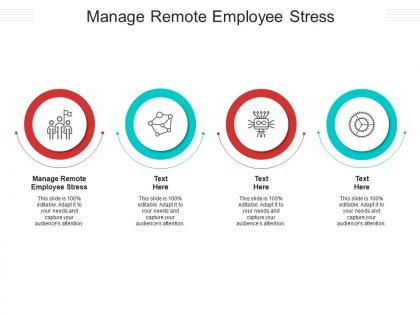 Manage remote employee stress ppt powerpoint presentation portfolio example file cpb