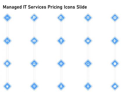 Managed it services pricing icons slide ppt powerpoint presentation example 2015