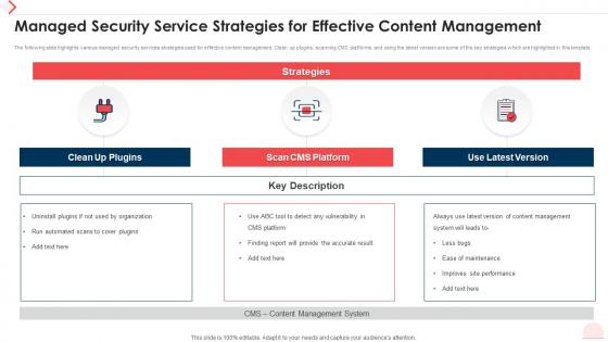 Managed Security Service Strategies For Effective Content Management