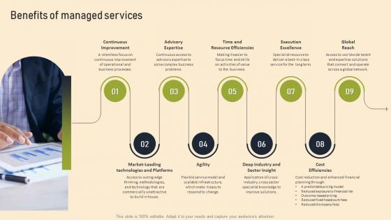Managed Services Pricing And Growth Strategy Benefits Of Managed Services Ppt Ideas Gallery