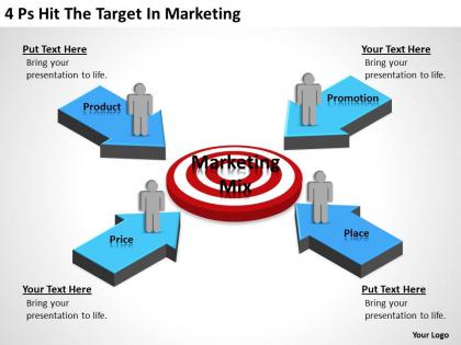 Management consulting hit the target marketing powerpoint templates ppt backgrounds for slides 0618