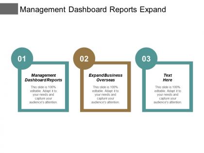 Management dashboard reports expand business overseas business restoration financing cpb