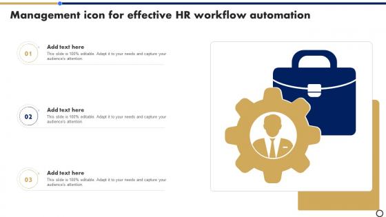Management Icon For Effective HR Workflow Automation